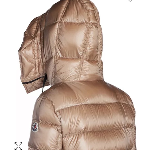 Moncler Suyen Champagne Puffer Coat sz 1 - Picture 3 of 8